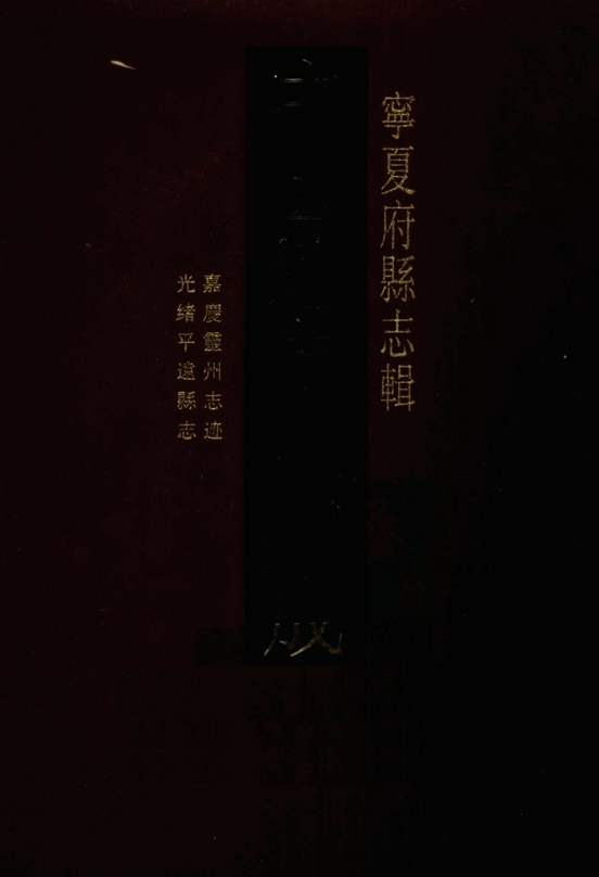 中国地方志集成 宁夏府县志辑（全9册）PDF 电子版